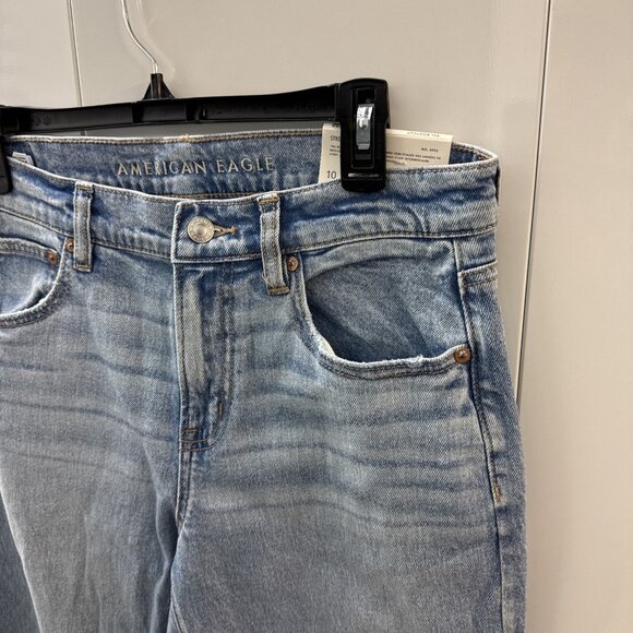 American Eagle Outfitters 90’s Bootcut Jeans Women's Size 10 Regular Light Wash - Picture 5 of 8
